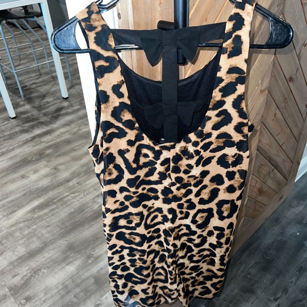 Kohls Cheetah Print Bow Dress